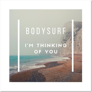 bodysurf love Posters and Art